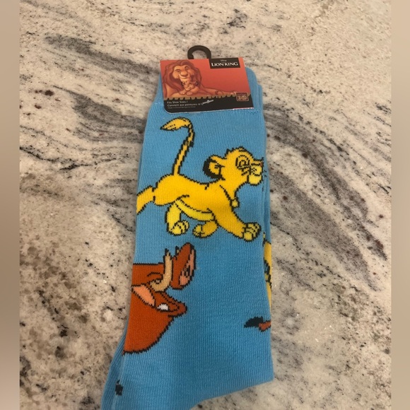 Disney Accessories - Disney Lion King Blue and Yellow Socks